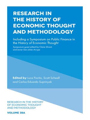 cover image of Research in the History of Economic Thought and Methodology, Volume 38A